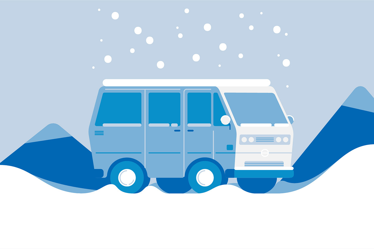 Camper vans Illustration Pack, a Graphic by Wilsonkjc (Photo 5 of 5)