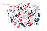 Fresh Farm Products, a Food Illustration by Vera Holera (Thumbnail 5 of 5)