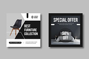 Modern Furniture Social Media Design, a Social Media Template by MightyDesign (Thumbnail 3 of 8)
