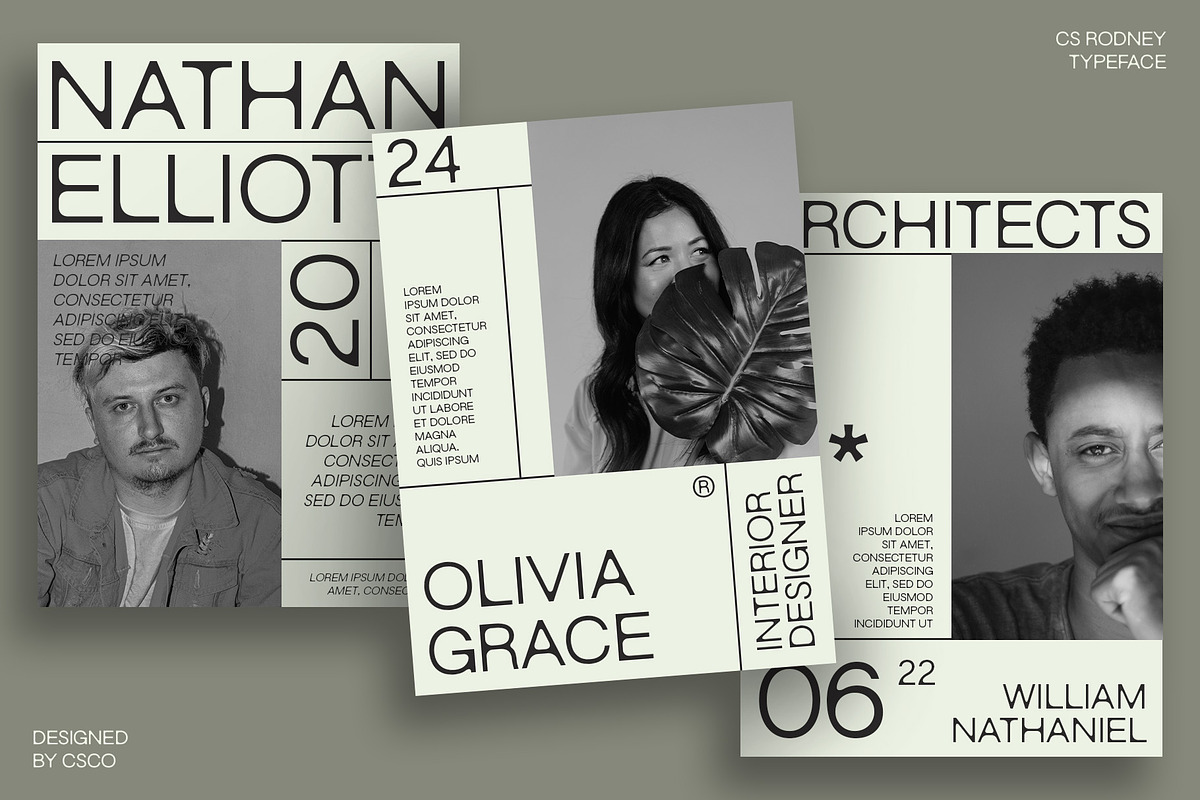 CS Rodney – Sans Serif Typeface, a Sans Serif Font by Craft Supply Co. (Photo 6 of 8)