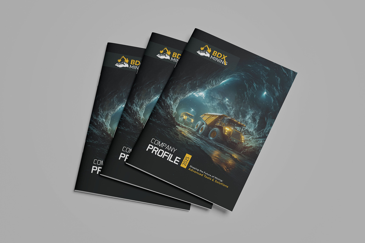Mining Industry Catalog Brochure, a Brochure Template by VectStock (Photo 6 of 7)