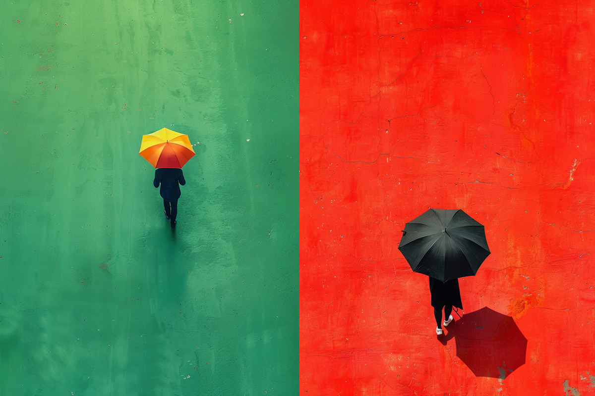 116 Umbrellas, a Background Photo by Handmadefont (Photo 12 of 14)
