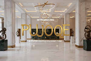 Pujoqe - A Refined Modern Serif Typ