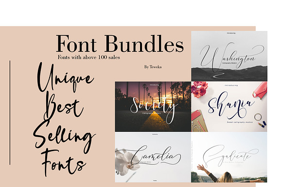 Best Seller Font Bundles preview 8