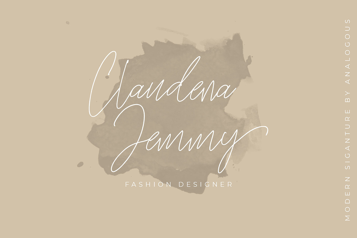 Samuel Zevanni || signature font preview 3
