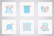 Handmade | 16 Thin Line Icons Set, an Outline Icon by Alex Blogoodf (Thumbnail 6 of 11)