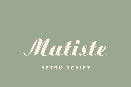 Matiste Retro Script