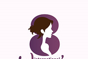 International Women’s Day Vector Set, a Background Graphic by RAHMAT (Thumbnail 11 of 11)