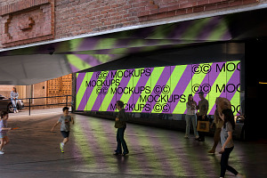 Digital Sign Museum Mockup S013