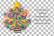 Christmas Tree Coquette Png, a Graphic by Clipart Bloom (Thumbnail 2 of 2)