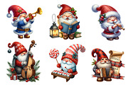 Christmas Gnome Musicians Sublimatio, an Illustration by CreationArt (Thumbnail 3 of 5)