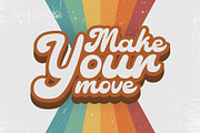 Retro Music - Retro Font, a Script Font by Densu Creative (Thumbnail 2 of 6)