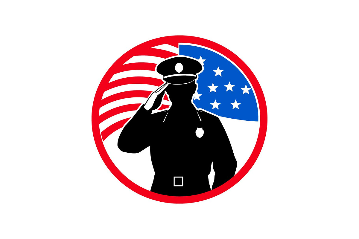 USA Officer Salute Icons Set, an Object Graphic by yasushie (Photo 7 of 16)