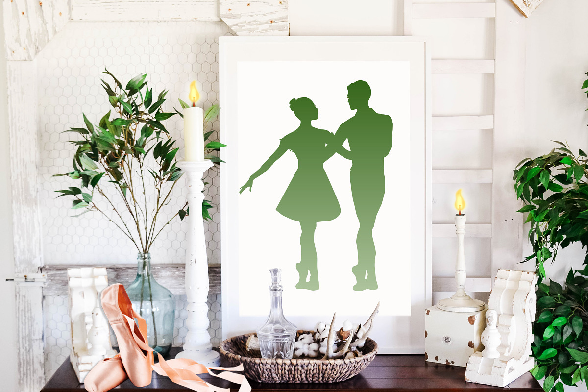 Ballet Silhouettes AI EPS PNG, an Education Illustration by FrankiesDaughtersDesign (Photo 5 of 5)