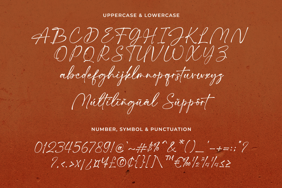 Ristomale Signature, a Font by Haps Space (Photo 7 of 8)