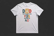 Funny Dad Yes Mom No Embroidery, a Decorative Illustration by Purpose Ekbal (Thumbnail 3 of 3)