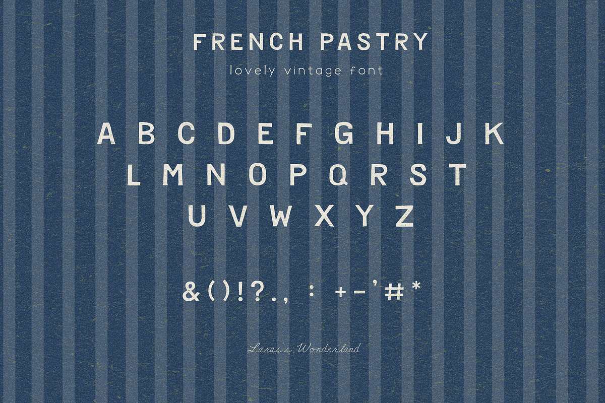 Handmade Vintage Sans & Script Font, a Handwritten Font by Laras Wonderland (Photo 11 of 16)