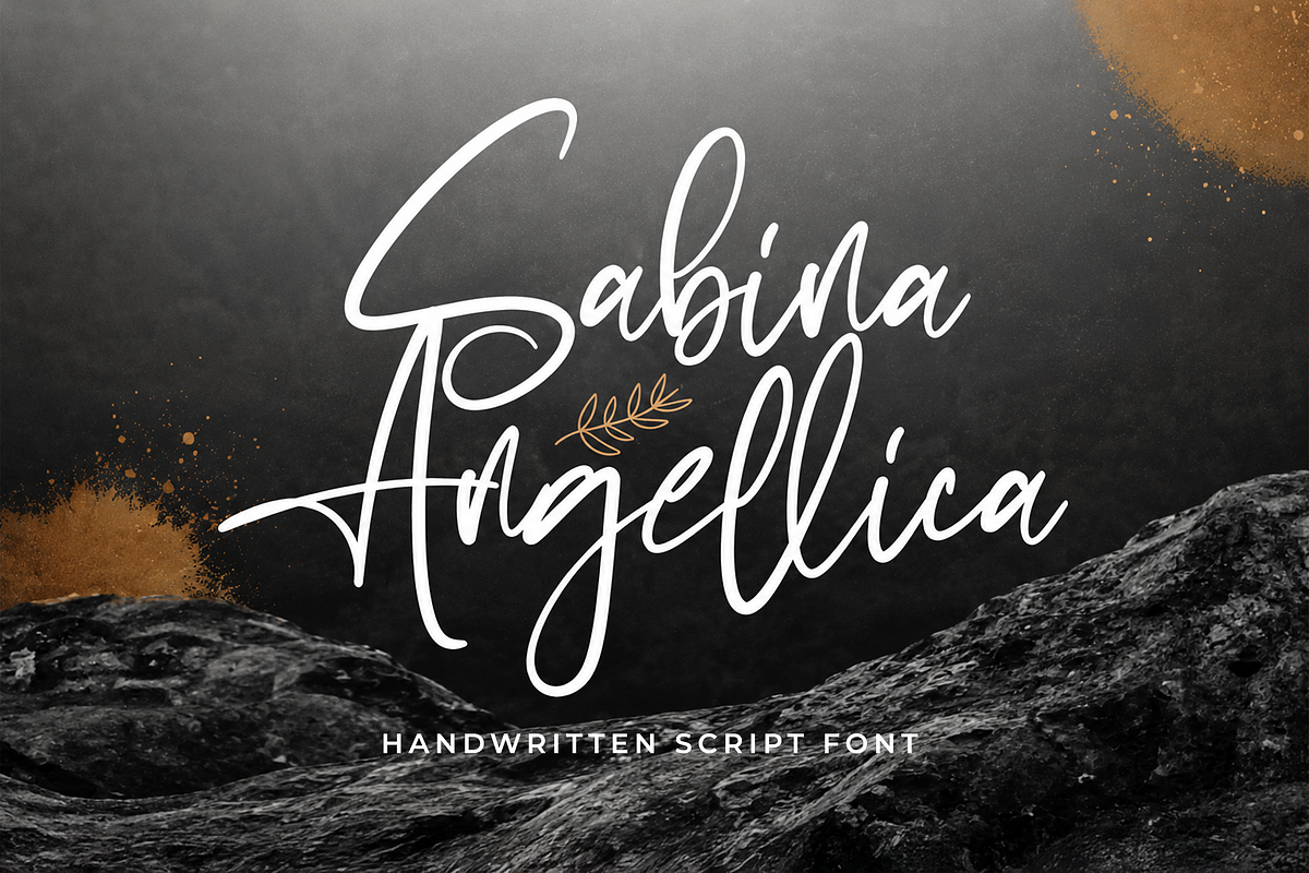 Sabina Angellica - Script Font, a Script Font by StringLabs (Photo 1 of 11)