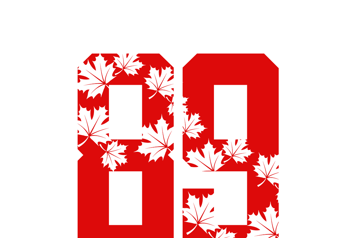 Vector Canada number tee print, an Illustration by provector