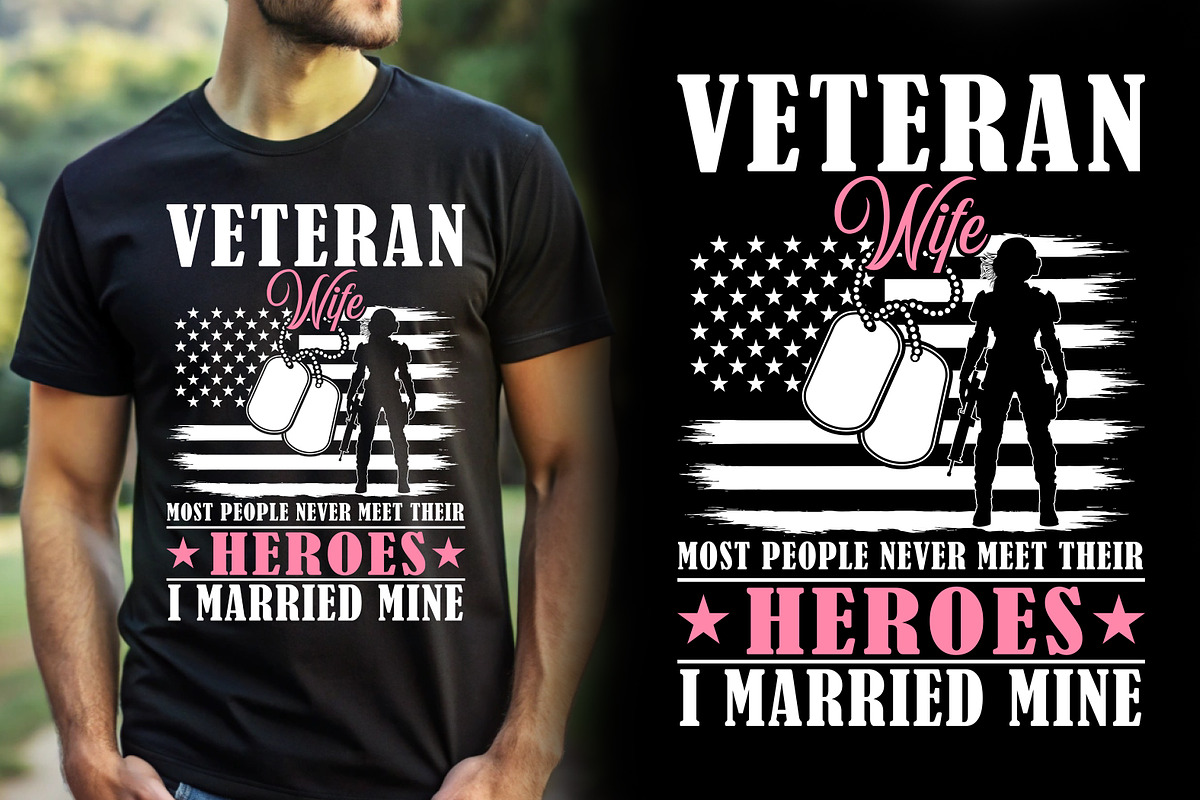Veteran T-shirt Design, a Graphic by Crafts Bundle (Photo 2 of 2)