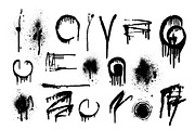 Big vector set of painted blots, a Texture Graphic by Valentain_Jevee (Thumbnail 27 of 31)