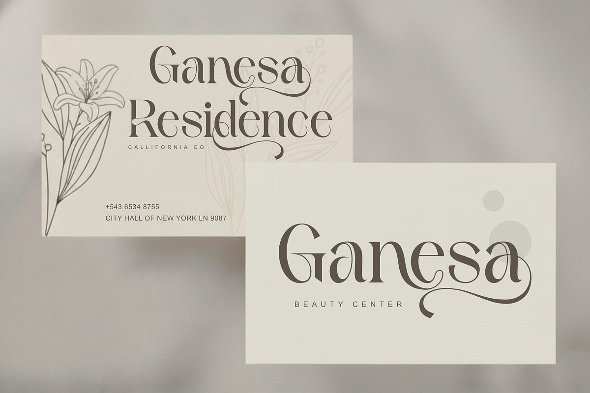 Argeta - Modern Luxury Logo Font, a Serif Font by Sealoung (Photo 3 of 11)