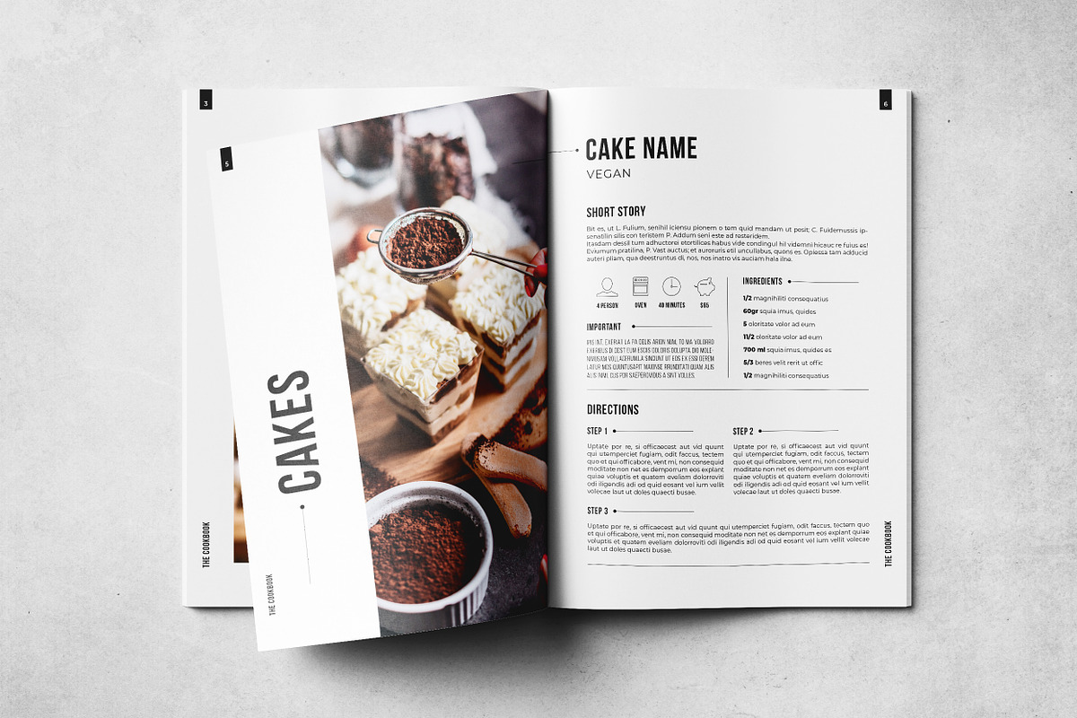Cookbook / Recipe Book, a Brochure Template by Grkic Creative (Photo 5 of 14)