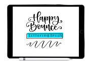 Bouncy Procreate Lettering Brush, a Brush Add-On by Blue Strawberry Studio (Thumbnail 1 of 5)