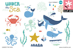 Under the Sea: Clip Art