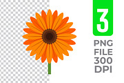Flower Silhouette Vector Pack, an Object Graphic by Artonix (Thumbnail 3 of 3)