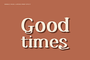 Brindle Hour — Warm Retro Serif, a Serif Font by Colorsfav (Thumbnail 11 of 11)