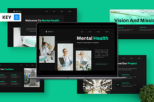 Mental Health - Medical Keynote, a Presentation Template by Deepslide Studio