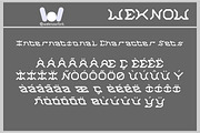 Wireless World font, a Font by weknow (Thumbnail 8 of 8)