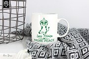 Meditative Yoga Cow T-shirt Design, an Animal Illustration by shaondesigns (Thumbnail 6 of 6)