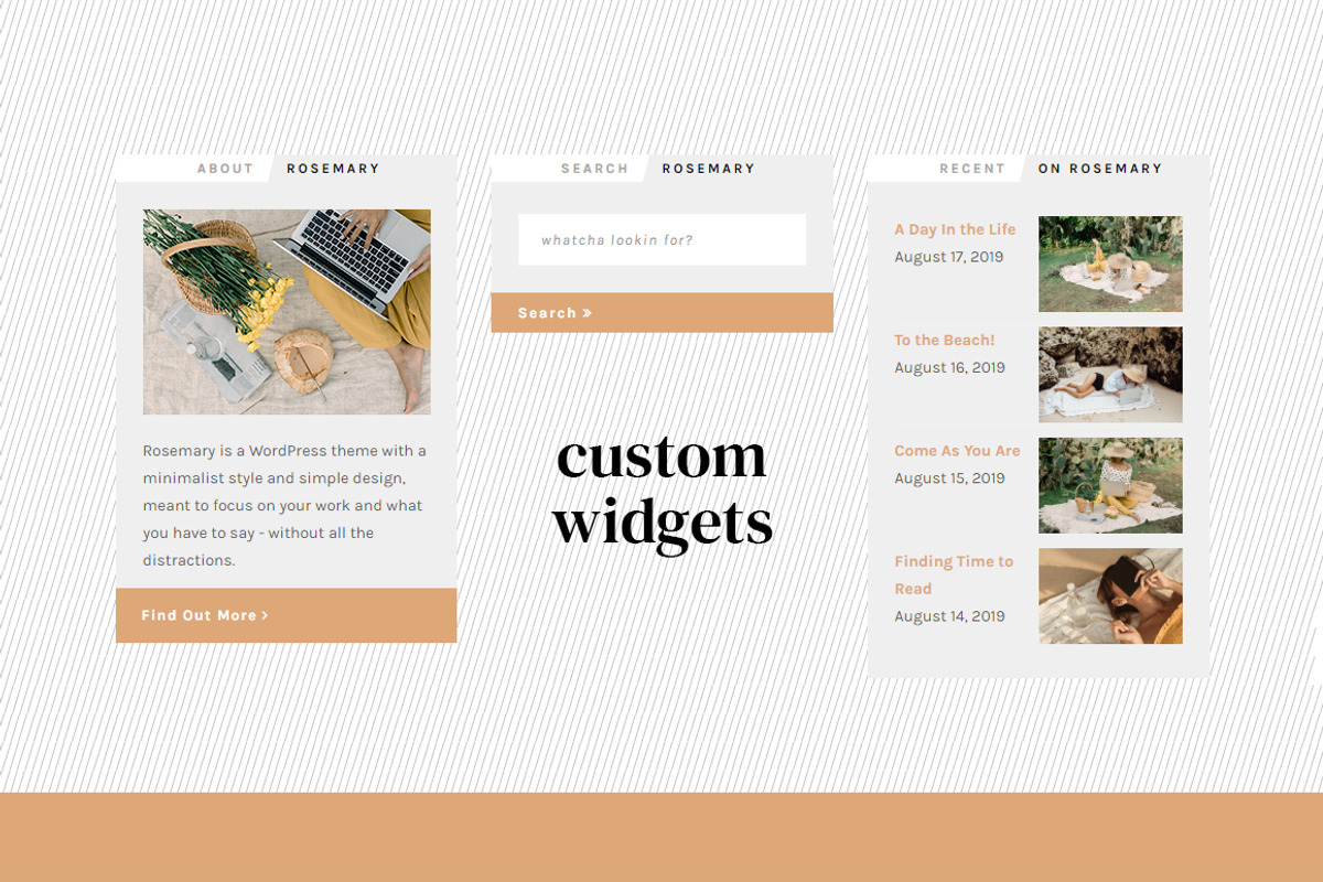 Rosemary - Responsive WordPress, a WordPress Template by Anna Moore (Photo 3 of 4)