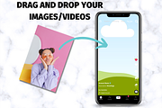 TikTok Mockup Canva Template, a Social Media Template by GraphiCarola (Thumbnail 4 of 6)