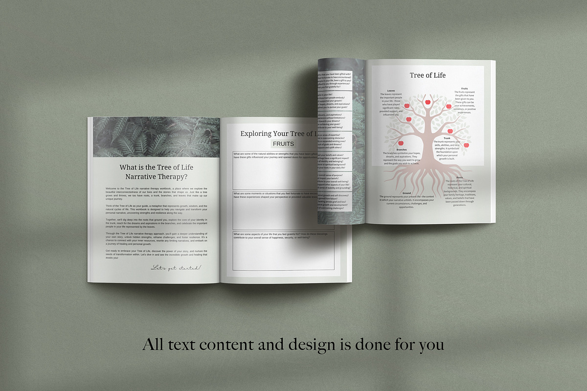 Tree of Life Therapy Canva Templates, a Templates & Theme by Miri Campbell (Photo 4 of 9)