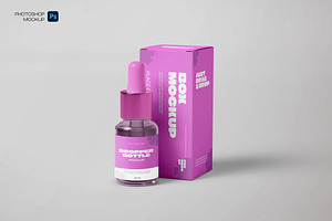 Dropper Bottle Mockup, a Packaging Mockup by Hubzway