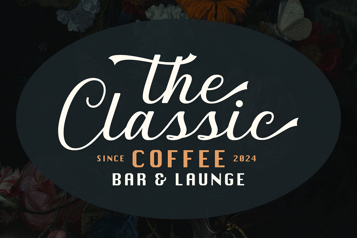 Graceful Nostagia Script Font, a Script Font by Siwox Studios (Photo 1 of 10)