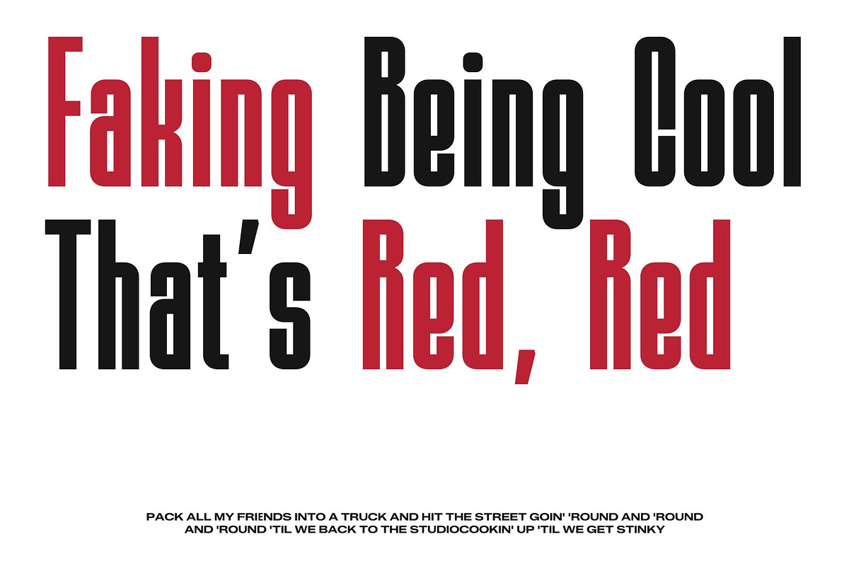 CS Gardner – Condensed Font, a Sans Serif Font by Craft Supply Co. (Photo 5 of 8)