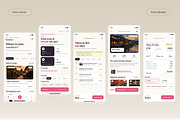 AI Travel Planner Mobile App, an UI Kit Template by Pitchlook.Studio (Thumbnail 3 of 4)