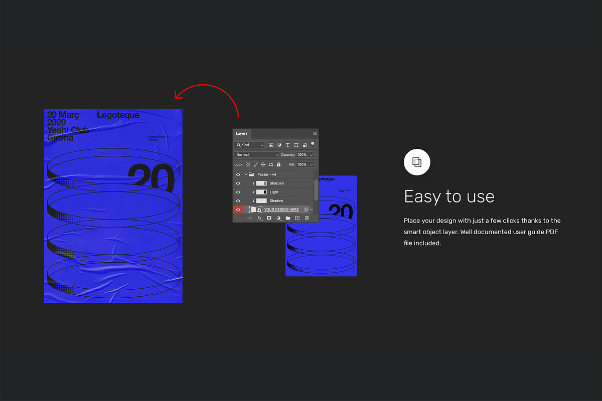 Glued Poster Mockups Scene Generator, an Advertising Mockup by Mr.Mockup™ (Photo 3 of 14)