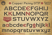 Copper Penny™ Font Collection, a Serif Font by Fontry West (Thumbnail 2 of 8)