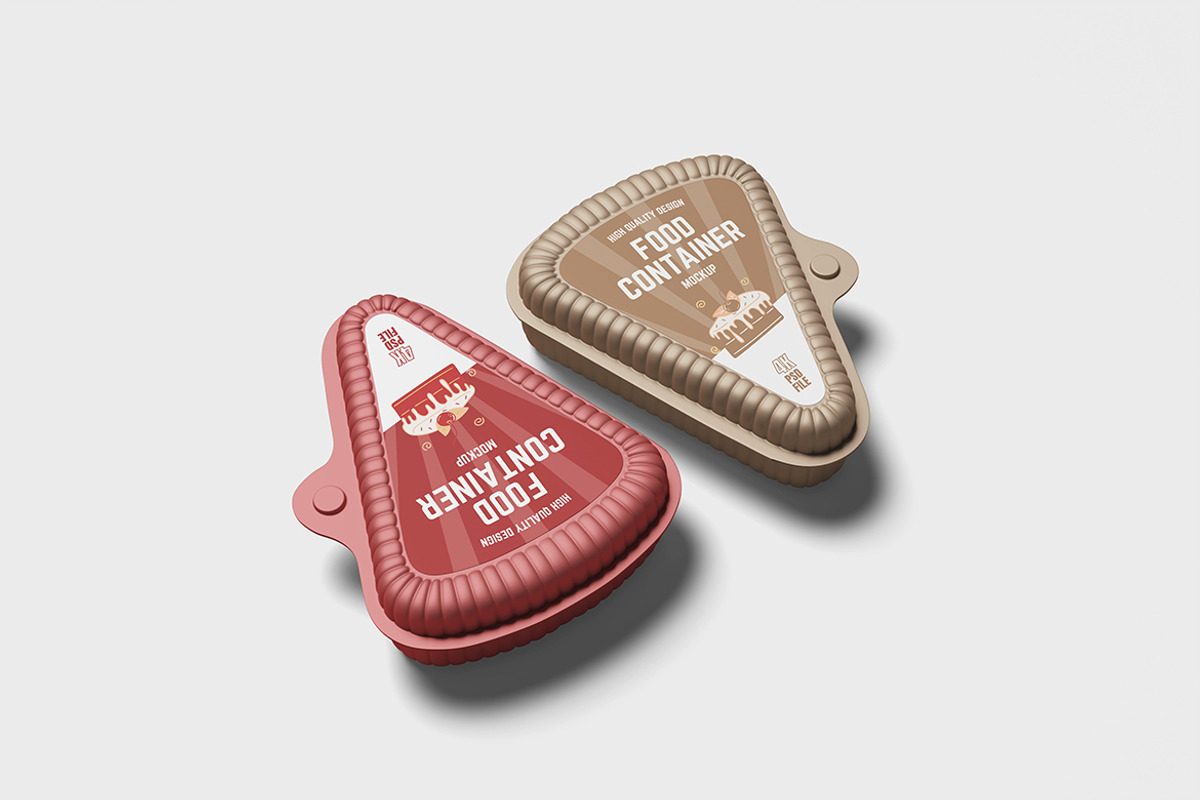 Editable Food Container Mockup, an Advertising Mockup by bimockup (Photo 3 of 6)