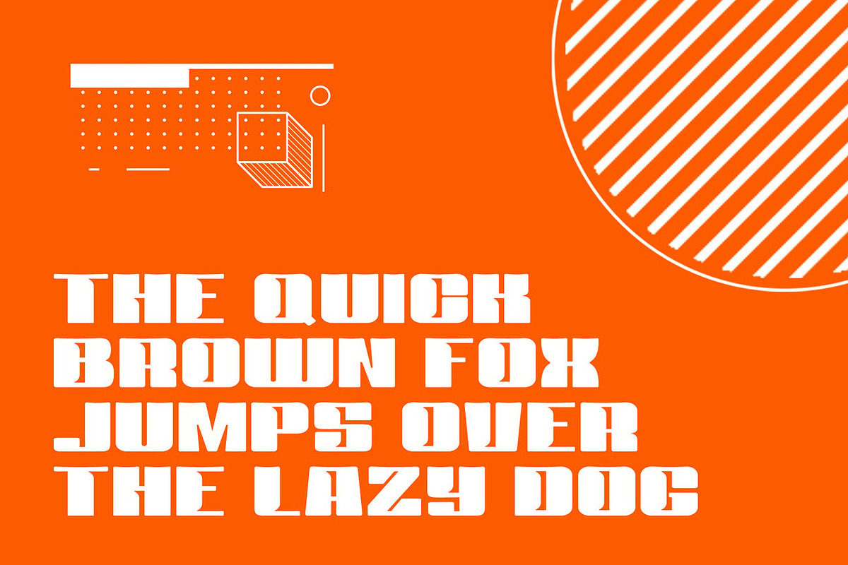 Bigra Retro Display Font, a Sans Serif Font by Luna Shop (Photo 5 of 5)