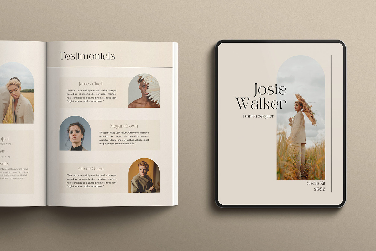 BLISS | Media Kit Canva Template, a Magazine Template by Sierra Creative Studio (Photo 9 of 10)