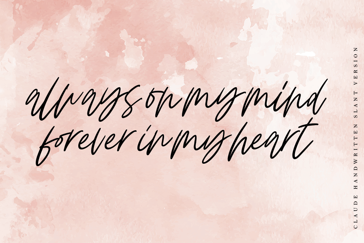 30% OFF | Claude Handwritten Font preview 6