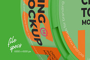 Snus Chewing Tobacco Can Mockup Side, a Packaging Mockup by easymock 2 (Thumbnail 2 of 10)