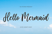 Hello Mermaid, a Script Font by NJ Studio (Thumbnail 1 of 10)