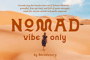 Salome Nomadic Handwritten Logo Font, a Serif Font by Struvictory.art (Thumbnail 2 of 9)